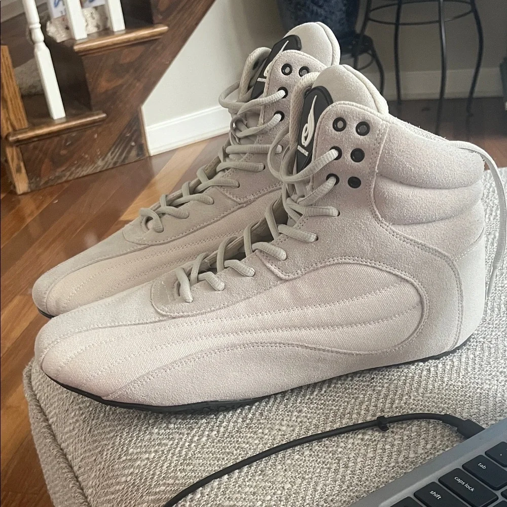 Ryderwear Men's Light Gray Athletic High-Tops - Picture 3 of 6